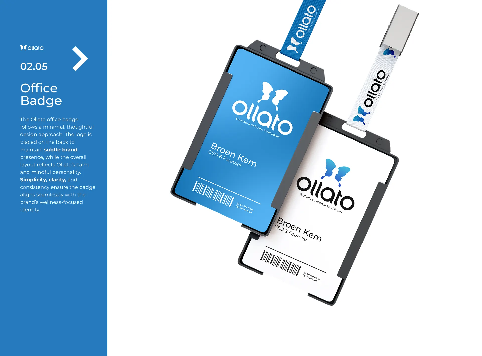 Ollato website redesign focused on user experience and mental wellness engagement